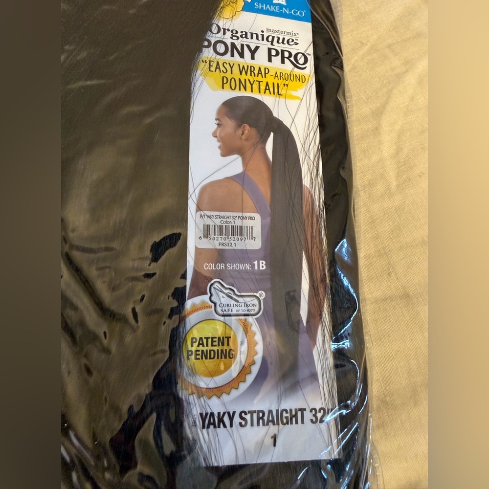 Shake-n-go Organique Pony Pro Wraparound Ponytail 32” yaky straight 1